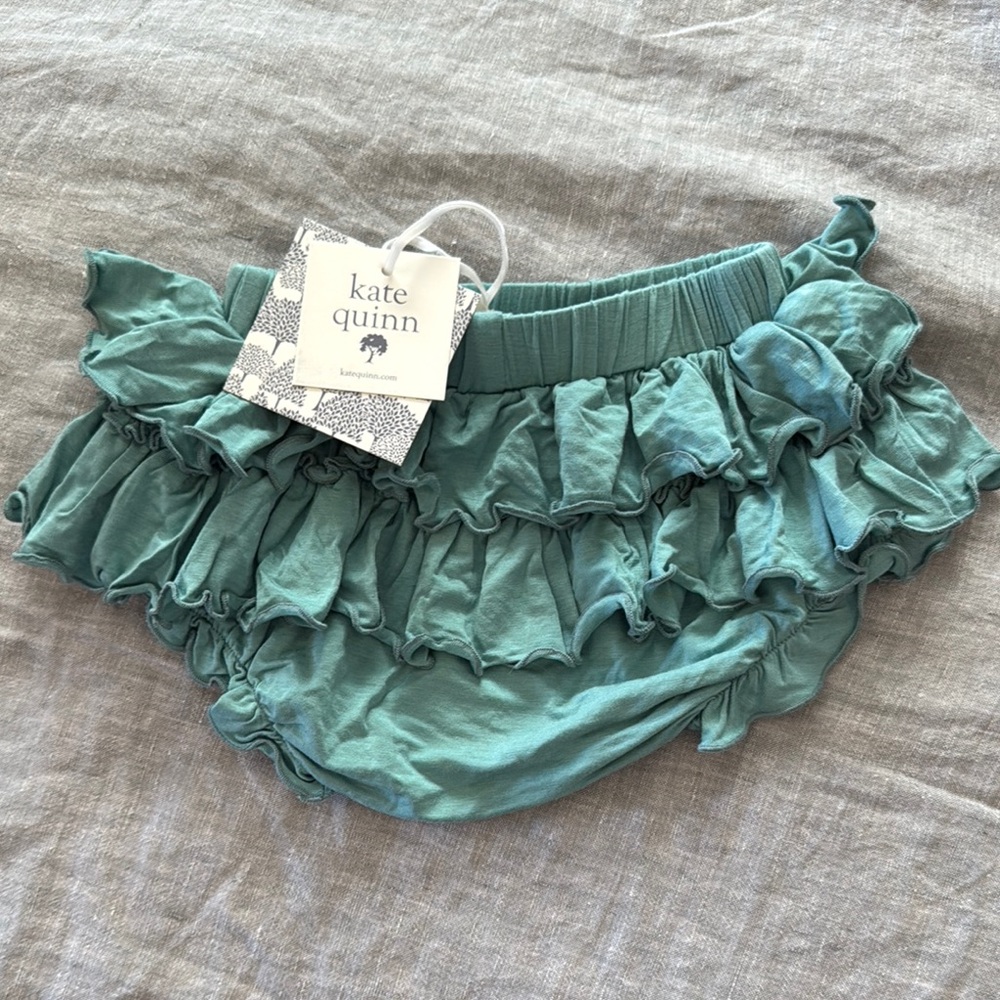 Kate Quinn Kids Ruffle Bloomers - Teal